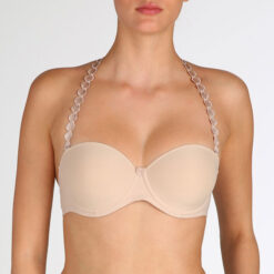 Marie Jo Tom Stropløs Bh Caffé Latte Forfra2