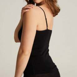 femilet juliana uld chemise top sort bagfra