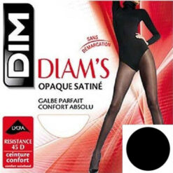 DIM Diam´s Opaque Satiné 45 Sort