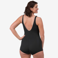 Trofé Badedragt med ben Sort