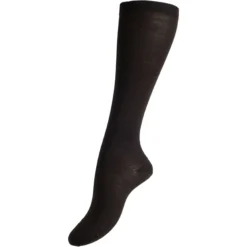 kt strømper knæstrømper i uld brun