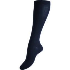kt strømper knæstrømper i uld marine