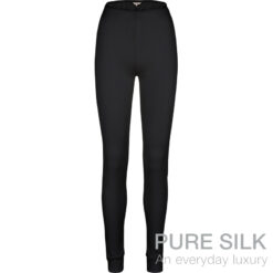Lady Avenue Strikket Silke Leggings Sort