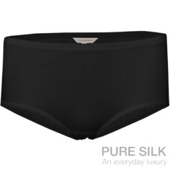 Lady Avenue Strikket Silke Midi Trusse Sort