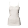 Scarlett Bomulds Undertrøje med smal Strop 3 stk Hvid