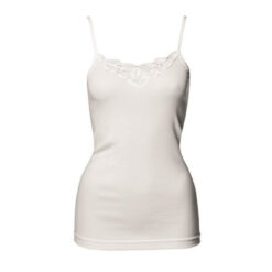 Scarlett Bomulds Undertrøje med smal Strop 3 stk Hvid