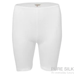 lady avenue strikket silke short tights offwhite