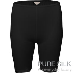 Lady Avenue Strikket Silke Short Tights Sort