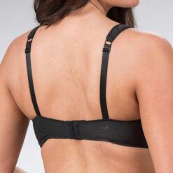 trofe emma soft spacer bh u. bøjle sort bagfra