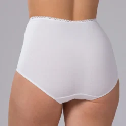 trofe maxi m. blonde kant 2 pack hvid bagfra