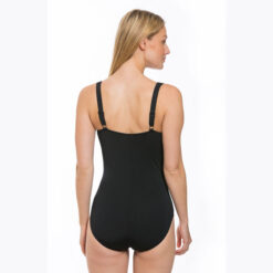 trofe badedragt sort m. lige ryg sort