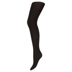 Decoy Doubleface Uld/Bomuld Tights 110 den. Sort