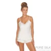 lady avenue ren silke camisole m. blonde offwhite