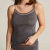 femilet juliana uld chemise top grey melange