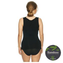 Lady Avenue Bambus Lace Tank Top M. Bred Strop Sort Bagfra