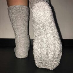 Taubert SPA Hyggesokker m. gummidupper Grey Metallic Melange