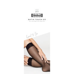 Wolford Satin Touch 20 Knæstrømper Sort