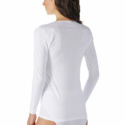 Mey Noblesse T Shirt M. Langt Aerme Hvid Bagfra