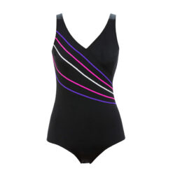 Trofe Badedragt M. Strib Sortrosa