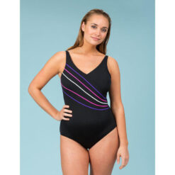 Trofe Badedragt M. Strib Sortrosa2