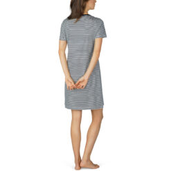 Mey Paula Natkjole M. Kort ærme Night Blue Bagfra