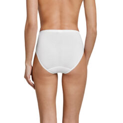 Schiesser Luxury Jazz Pants Trusse Hvid Bagfra