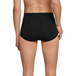Schiesser Luxury Maxi Brief Trusse Sort Bagfra