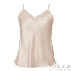 lady avenue pure silk camisole m. blonde bailey