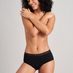 schiesser secret care lace period maxi trusse 2 pak sort3