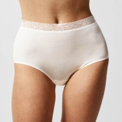 chantelle soft stretch lace maxi trusse ivory