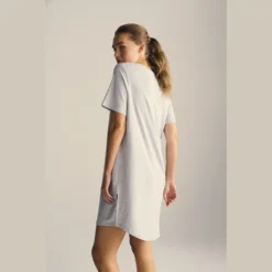 jbs of denmark organic bamboo bigshirt lys grå melange