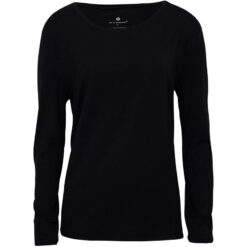 jbs of denmark organic bamboo t shirt m. langt ærme sort2