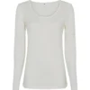 jbs of denmark organic wool t shirt m. langt ærme ivory