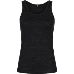 jbs of denmark organic wool undertrøje m. bred strop sort