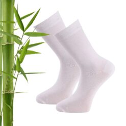 trofe bamboo ankel strømper 2 pak hvid