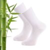 trofe bamboo loose ankel strømper 2 pak hvid