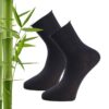 Trofe Bamboo Loose Ankel Strømper 1-pak Sort
