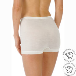 mey exquisite panty m. kort ben hvid bagfra