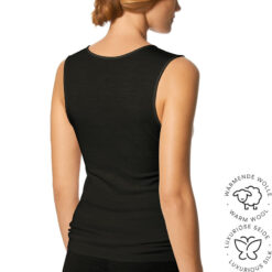 mey exquisite undertrøje vest strop sort bagfra