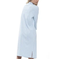 Mey Elva Natskjorte Kjole Dream Blue