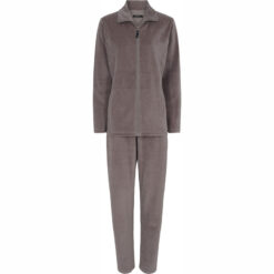 decoy velour hjemmedragt brun2