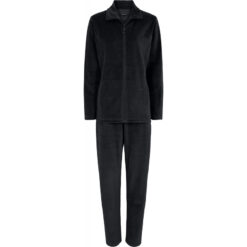 decoy velour hjemmedragt sort