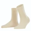 falke cotton touch ankelstrømpe cream