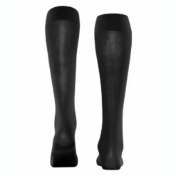 falke cotton touch knæstrømpe sort bagfra