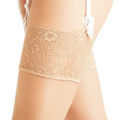 falke seidenglatt 15 strømpe til strømpeholder powder zoom