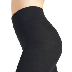 falke softmerino uld strømpebuks sort zoom