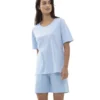 mey emelie pyjamas m. shorts dream blue
