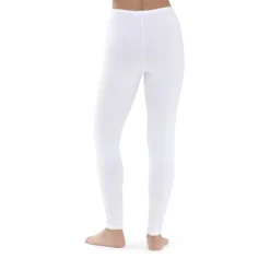 mey organic leggings hvid bagfra