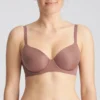 marie jo louie hjerteformet spacer bh satin taupe