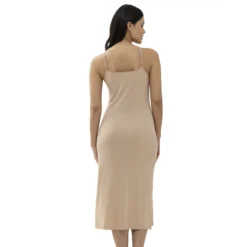 mey emotion underkjole/natkjole lang cream tan
